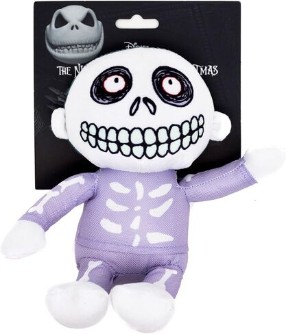 Buckle-Down Disney Squeaky Plush Dog Toy for Large, Medium & Small Dogs, The Nightmare Before Christmas Lock Full Body Pose, 3.5" x 4.5" in Saudi Arabia