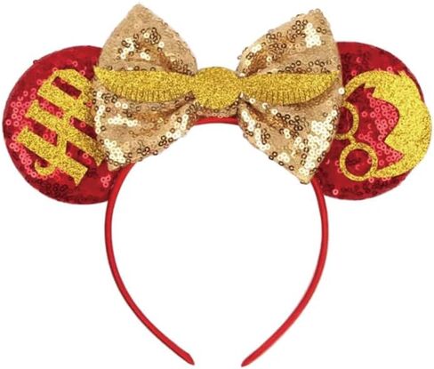 Minnie Birthday Decorations Mickey Mouse Ears Party Decorations Mouse Ears for Women Belle Costume Adult Women in Saudi Arabia