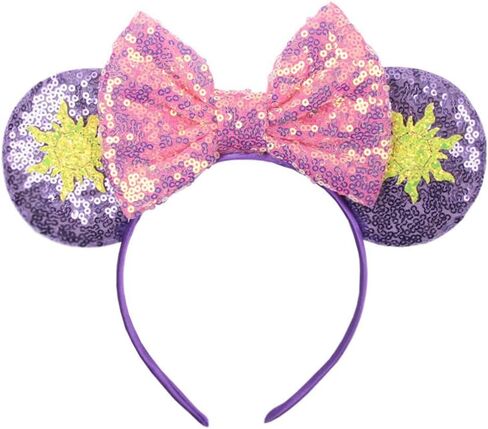 Minnie Birthday Decorations Mickey Mouse Ears Party Decorations Mouse Ears for Women Belle Costume Adult Women in Saudi Arabia