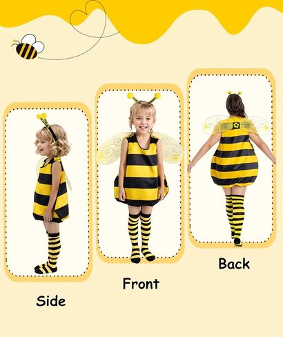 Lelike Bee Costume Adult Kids Halloween Costumes Size 2T-30 in Kuwait