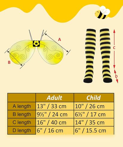 Lelike Bee Costume Adult Kids Halloween Costumes Size 2T-30 in Kuwait