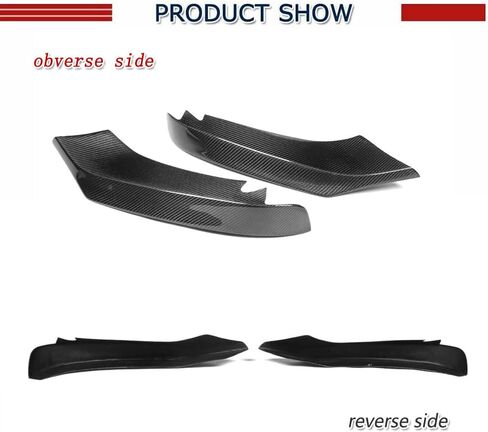 شفة ممتص الصدمات الأمامي من ألياف الكربون لسيارة BMW 4 Series F32 F33 F36 M Sport 420i 428i 435i 440i 2014-2018 مصد شفة مصد للذقن مقسم مصباح الضباب (غير M ومصد قياسي) in Kuwait