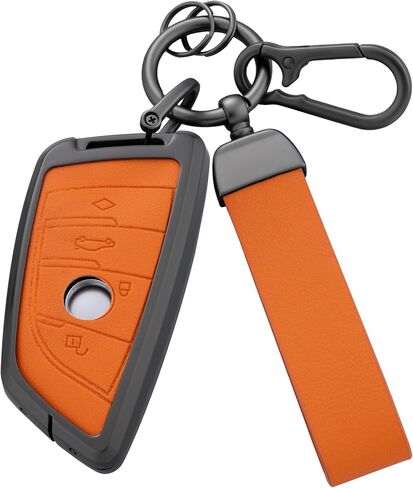 Key Fob Cover with Heavy-duty Keychain for BMW 3 4 5 6 7 Series X1 X2 X3 X4 X5 X6 Classic in Kuwait