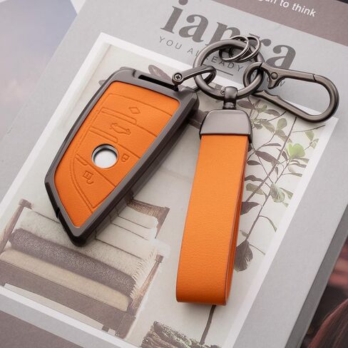 Key Fob Cover with Heavy-duty Keychain for BMW 3 4 5 6 7 Series X1 X2 X3 X4 X5 X6 Classic in Kuwait