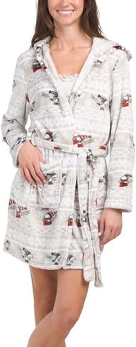 Berkshire Blanket & Home Co Peanuts Snoopy Plush Hooded Women's Robe in Saudi Arabia