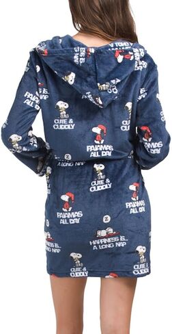 Berkshire Blanket & Home Co Peanuts Snoopy Plush Hooded Women's Robe in Saudi Arabia