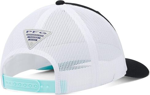 Columbia Unisex PFG Fish Flag Mesh Snap Back, Black/Dark Stone, One Size in Saudi Arabia