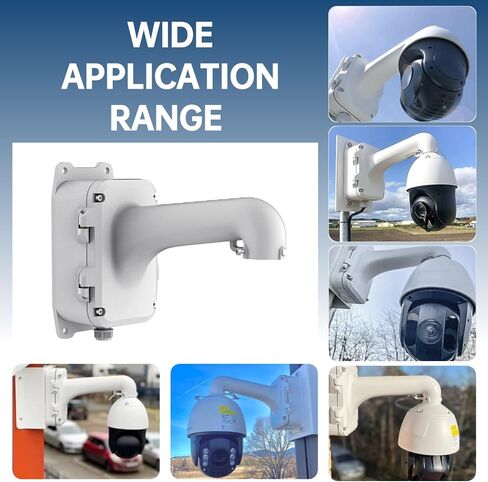 DS-1273ZJ-140 Wall Mount Bracket Holder for PoE Dome Turret IP Camera DS-2CD2347G2-LU, DS-2CD2386G2-ISU/SL, DS-2CD2387G2-LU in Saudi Arabia