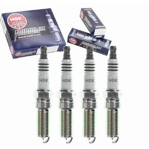 4 pc NGK Iridium IX Spark Plugs compatible with Land Rover Range Rover Evoque 2.0L L4 2012-2016