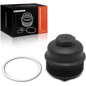 A-Premium Oil Filter Housing Cap Assembly Compatible with BMW 320i/320i xDrive 2013-2018, 120i 2010-2019, 118i 2012-2015/2018-2019, 1.5L 1.6L 2.0L, Oil Filter Housing Cover, Replace# 11427625483