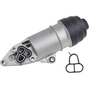 Upgrade Aluminum Engine Oil Filter Housing Compatible with Audi A4 2005-2008 A5 2008-2014 A6 A7 A8 Quattro Q5 Q7 2010-2015 RS5 S4 S5 SQ5