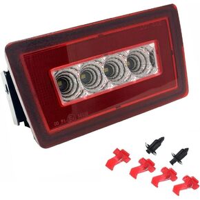 3-In-1 LED Rear Bumper Fog Light Tail Brake Lamp Backup Reverse Light Kit For 11-up Subaru Impreza WRX/STI/XV Crosstrek (Smoke Lens)