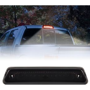 LED 3rd Brake Light for Ford F150 09-14, Smoked Lens High Mount Rear Cargo Hyper Flash Light Stop Lamp with Seal Foam Gaskets for 2009-2014 Ford F-150 Accessories（Plug & Play）