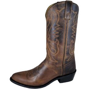 Men Denver Western Boot, Brown, 9 X-Wide