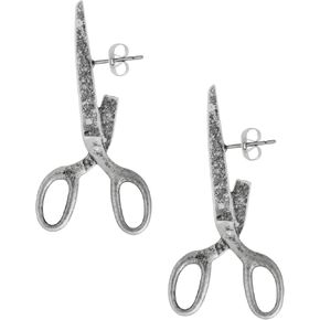 Sacina Scissor Stud Earrings, Gothic Earrings, Goth Earrings, Punk Earrings, Goth Punk Jewelry, Unique Earrings, Halloween Earrings, Christmas Jewelry Gift for Women