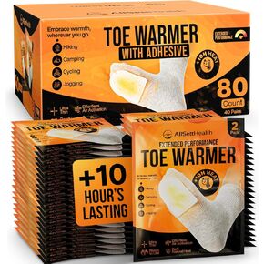 Natural Hand Warmers - 40 Pairs (80 Warmers) - Air Activated 11 Hours of Consistent Natural Heat Handwarmers - Quick & Easy Activation | Portable Odor-Free Warmth for Hands, Hot Heat Pack Feet & Body