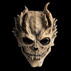 Skull Mask Halloween Scary Skeleton Mask Full Head Demon Masks Scary Masks for Adults Cosplay Latex Props