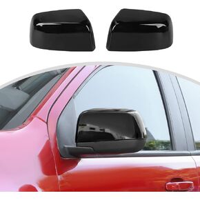 CheroCar for Colorado Mirror Cover, Rearview Mirrors Side Mirror Cover Decoration Trim Kit Compatible with 2014-2023 Chevrolet Colorado & 2014-2022 GMC Canyon,Black…