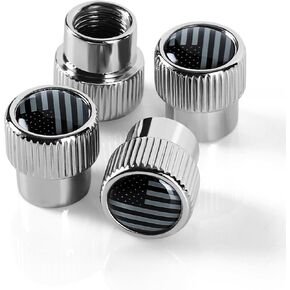 Car Alloy Steel Tire Valve Stem Caps, 4 Pack Universal Dog Paw Car Tire Valve Caps with Rubber Ring Tire Wheel Rim Dust Cover fits Cars, Trucks, Bikes, Motorcycles, Bicycles