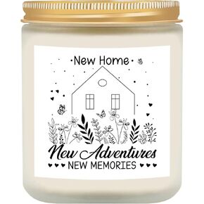 New Beginnings Gifts for Women Men, New Job Gifts for Women, Going Away Gifts for Friends Coworker, Divorce Gifts for Women, Lavender Scented Candle