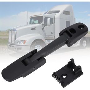 طقم مزلاج غطاء محرك السيارة عالي التحمل، LH/RH مناسب لـ Peterbilt 325، 335، 337، 340، 348، 384، 386، 567، 569، 579 /Kenworth T170، T270، T330، T370، T660/Mack CH/Blue Bird 315-5502 و315-5503