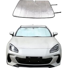 Windshield Sunshade Fit for Su-baru BRZ/Toyot@ 86 2012-2022, Folding Car Sun Shade for Front Window, Sun Protection Visors Blocks UV Rays and Keeps Vehicle Cool (for Su-baru BRZ/Toyot@ 86 2012-2022)