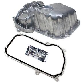 CNS Oil Pan with Gasket (W/O Oil Level Sensor Hole) Compatible with 97-01 Audi A4 / VW Passat 1.8L DOHC L4 Turbo, "AEB, ATW"