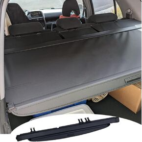 kaungka Cargo Cover for 2002-2006 Honda CRV Security Rear Trunk Cover Retractable Black