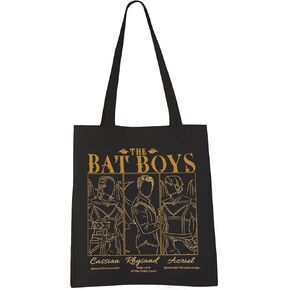 VAMSII Bat Boys Gift ACOTAR Inspired Tote Bag SJM Book Fans Gift ACOTAR Bat Boys Merch Gift (BAT BOYS tote)