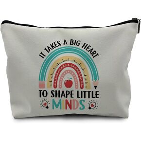 Nogrit Teacher Appreciation Gifts Makeup Cosmetic Bag,Groovy It's Me Hi I'm the Teacher Makeup Travel Toiletry Bag,Back to School Gifts for Teachers,Thank You Gifts for Teachers