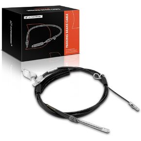A-Premium Rear Passenger Side Parking Brake Cable Assembly Compatible with Ford Models: F-150 F150 2006 2007 20086 - Replace# 6L3Z2A635GB, 8L3Z2A635GA