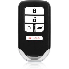 Replacement for 2017 2018 2019 2020 Honda Pilot CR-V EX-L Elite Touring Key Fob Remote Control KR5V2X V44 5 Buttons 433MHz
