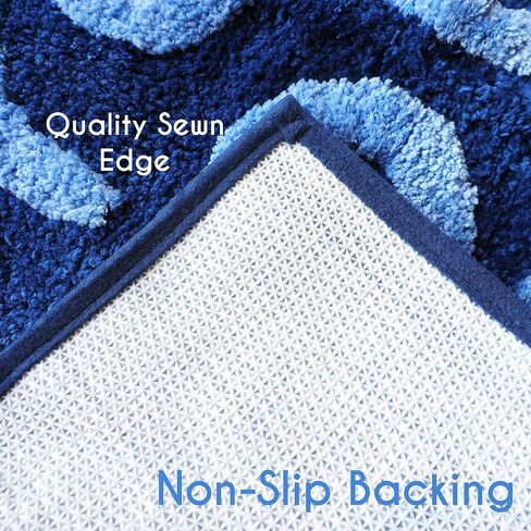 You Look Good Bath Mat Funny Cute Bathroom Rugs for Girls Hello Gorgeous Beautiful Funny Shower Fun Bathroom Decor Non-Slip Washable Women Men Dark Navy Blue Lavender in Kuwait