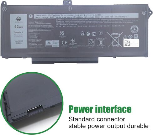 استبدال بطارية الكمبيوتر المحمول M69D0 لأجهزة الكمبيوتر المحمول Dell Latitude 5530 5430 5330 Series Notebook 08WRCR 8WRCR أسود 11.25 فولت 41 وات 3467 مللي أمبير في الساعة in Saudi Arabia