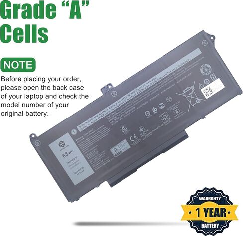 استبدال بطارية الكمبيوتر المحمول M69D0 لأجهزة الكمبيوتر المحمول Dell Latitude 5530 5430 5330 Series Notebook 08WRCR 8WRCR أسود 11.25 فولت 41 وات 3467 مللي أمبير في الساعة in Saudi Arabia