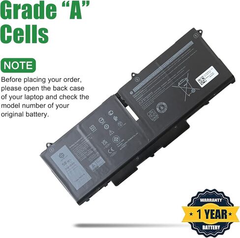 استبدال بطارية الكمبيوتر المحمول M69D0 لأجهزة الكمبيوتر المحمول Dell Latitude 5530 5430 5330 Series Notebook 08WRCR 8WRCR أسود 11.25 فولت 41 وات 3467 مللي أمبير في الساعة in Saudi Arabia