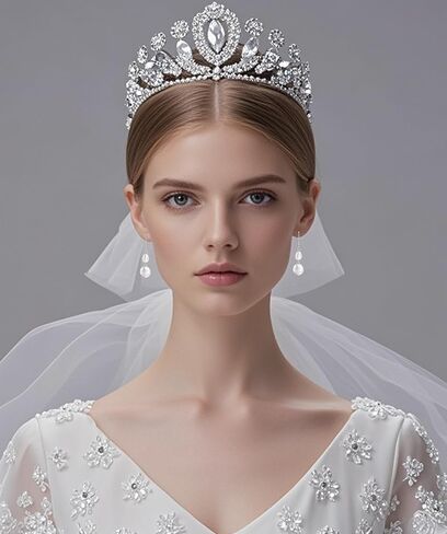 Sparkling CZ Crystal Tassel Jewelry for Women Pearl Tassel Earrings for Women Long Pearl Earrings Perfect for Bridesmaids or Bride in Saudi Arabia