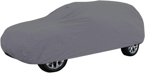 FH Group Universal Fit Medium Non-Woven Water Resistant SUV Cover , Gray in Kuwait