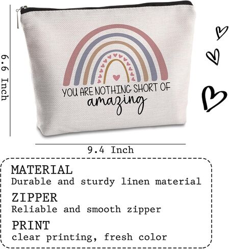 Inspirational Gifts for Women Cosmetic Bag God Says You Are Christian Gifts for Women Faith Travel Organizer Makeup Bag Encouraging Meaningful Birthday Christmas Gifts for Teenager Sister in Saudi Arabia