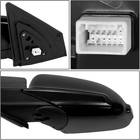 DNA MOTORING Driver Left Side Door Mirror Compatible With Hyundai Kona 2022-2023, With Power & Heated Glass & Turn Signal, 87610J9690MZH, OEM-MR-HY1320333 in Saudi Arabia