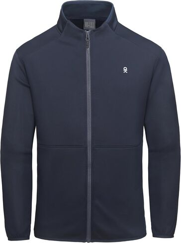 Little Donkey Andy Men's Lightweight Running Warm Jacket Full Zip Fleece Lined Windproof Jacket for Outdoor Casual in Saudi Arabia