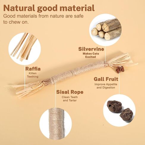 لعبة حبل للقطط، لعبة مضغ للقطط لتنظيف الأسنان، ألعاب تفاعلية للقطط كيتي للقطط الداخلية، 3 عبوات in Kuwait