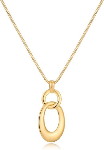 CLASSYZINT Long Sweater Chain Necklace for Women Long Tassel Chain Necklace Large Pendant Sweater Y-Necklace in Kuwait