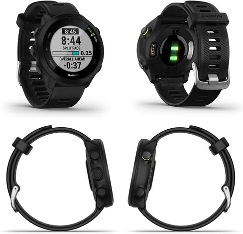 Wearable4U Garmin Forerunner 55 GPS Running 42 mm Watch with Daily Suggested Workouts, Aqua Power Pack Bundle in Saudi Arabia