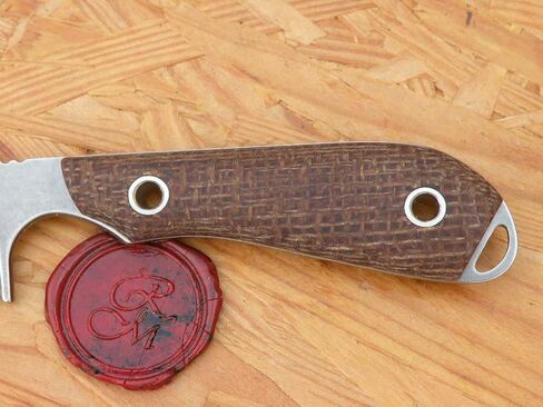 WhiteRiver Model 1 Caper Black Burlap Micarta Handle WRM1-BBL in Saudi Arabia