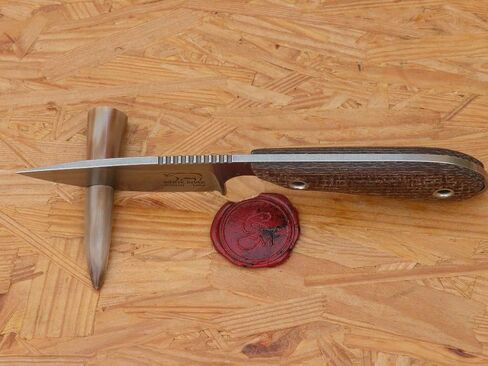 WhiteRiver Model 1 Caper Black Burlap Micarta Handle WRM1-BBL in Saudi Arabia