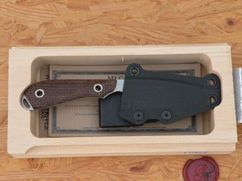 WhiteRiver Model 1 Caper Black Burlap Micarta Handle WRM1-BBL in Saudi Arabia