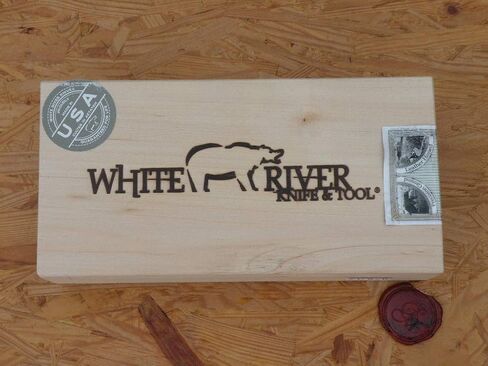 WhiteRiver Model 1 Caper Black Burlap Micarta Handle WRM1-BBL in Saudi Arabia