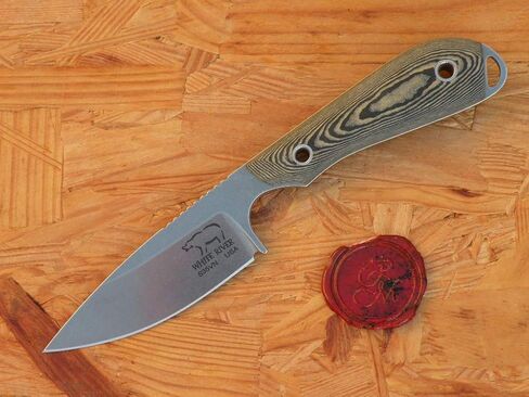 WhiteRiver Model 1 Caper Black Burlap Micarta Handle WRM1-BBL in Saudi Arabia