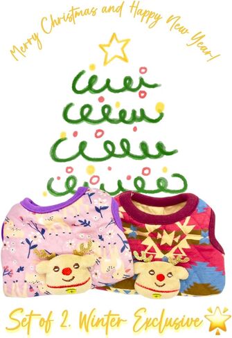 Super Small!! YorkieGogo 2-Pack Extra Small Pet Clothes, Ultra-Soft Clothes for Teacup Dog, Small Cat, Ferret and Lemur, Ropa para Perro in Saudi Arabia